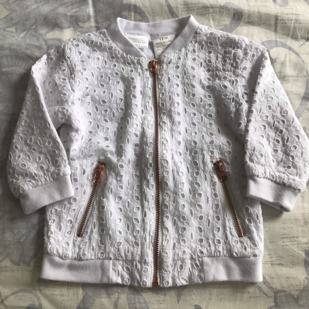 Kardashian Kids Eyelet Jacket Size 12 mos